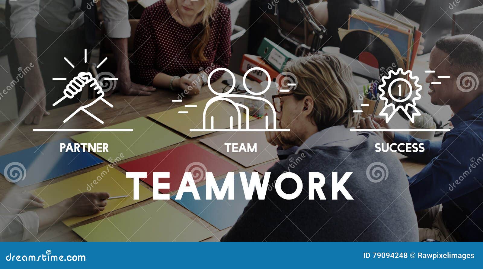 business collaboration teamwork corporation concept