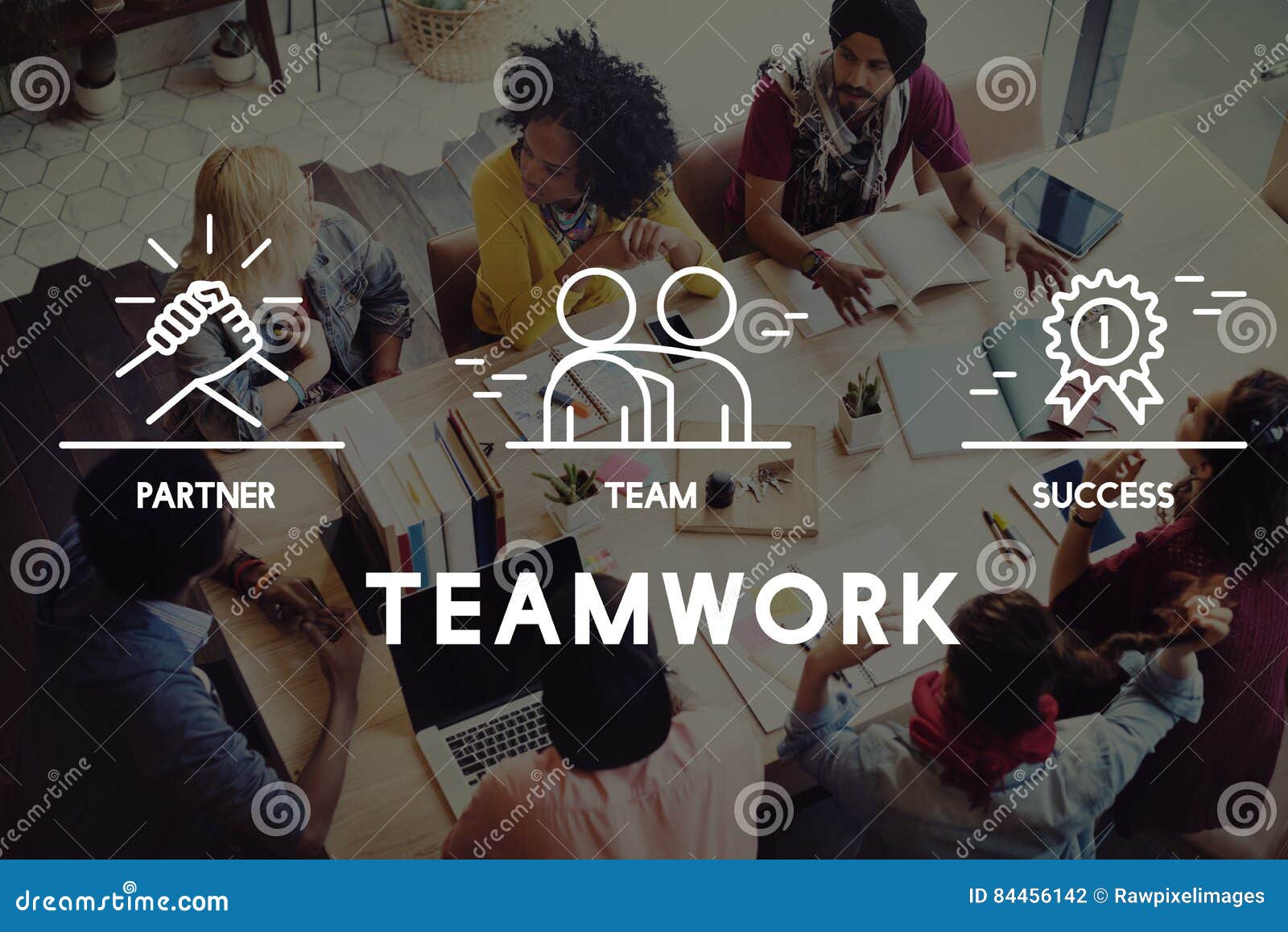 business collaboration teamwork corporation concept