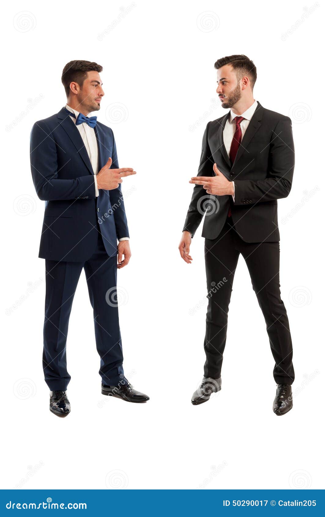 Business Competitors Shooting Each Other Stock Image Image of boss