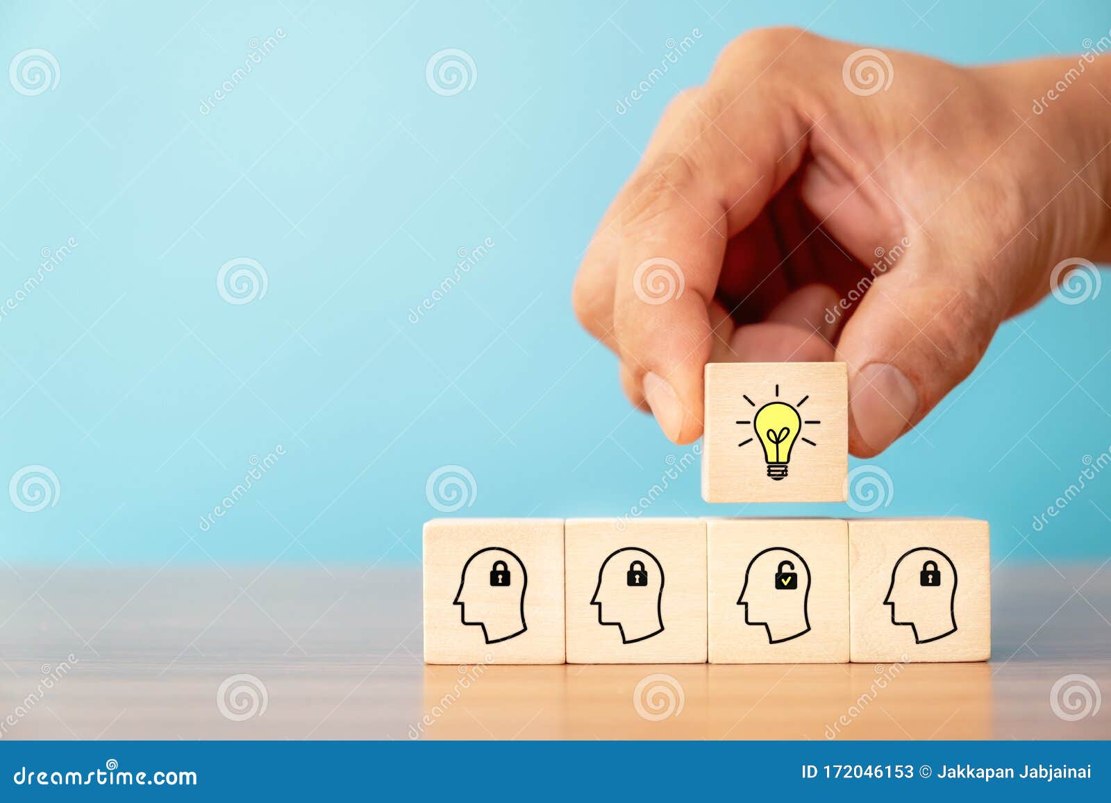 business concept of creative idea and innovation.