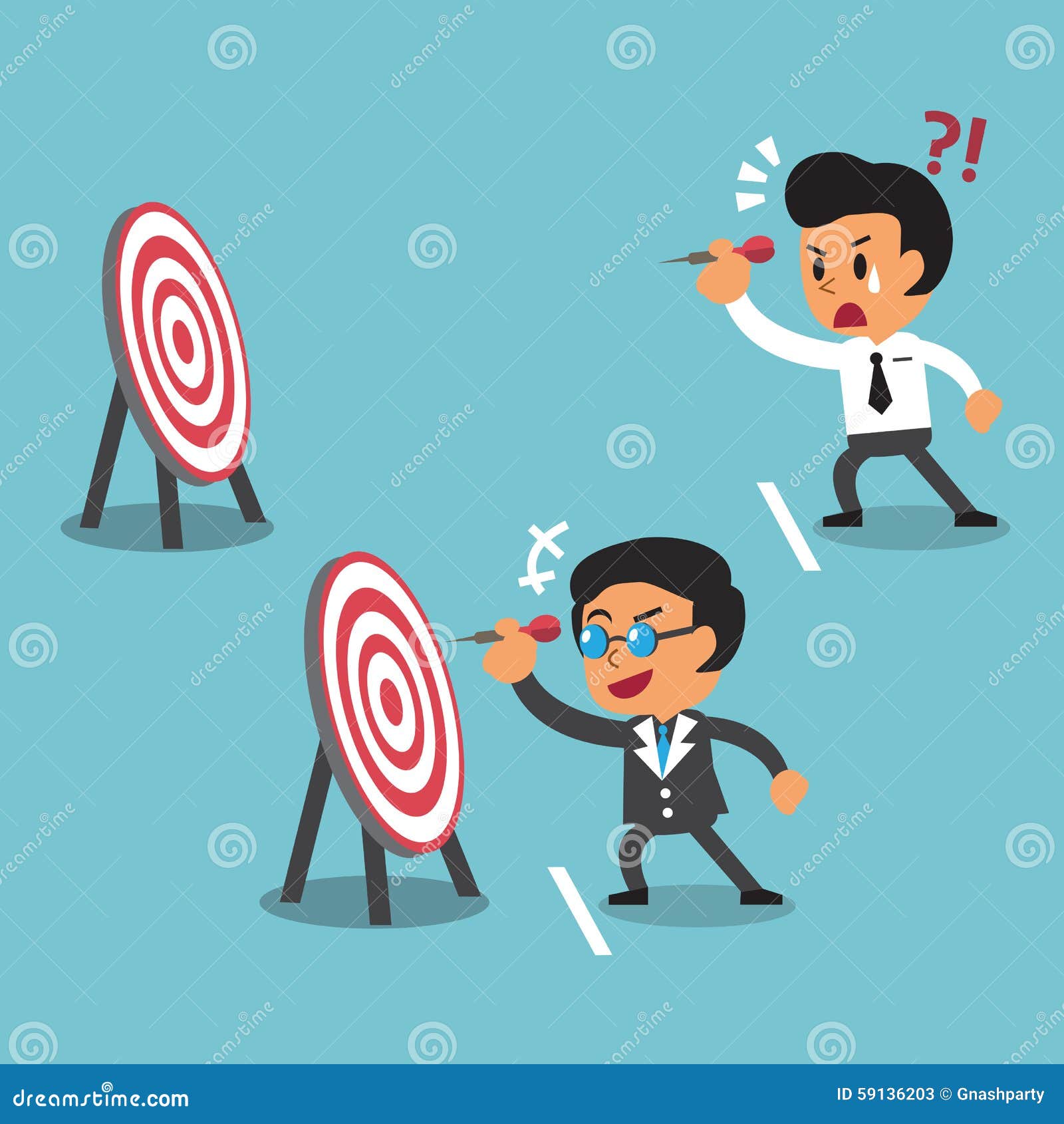 Target Range Shoot Human Vector Set. 92385943