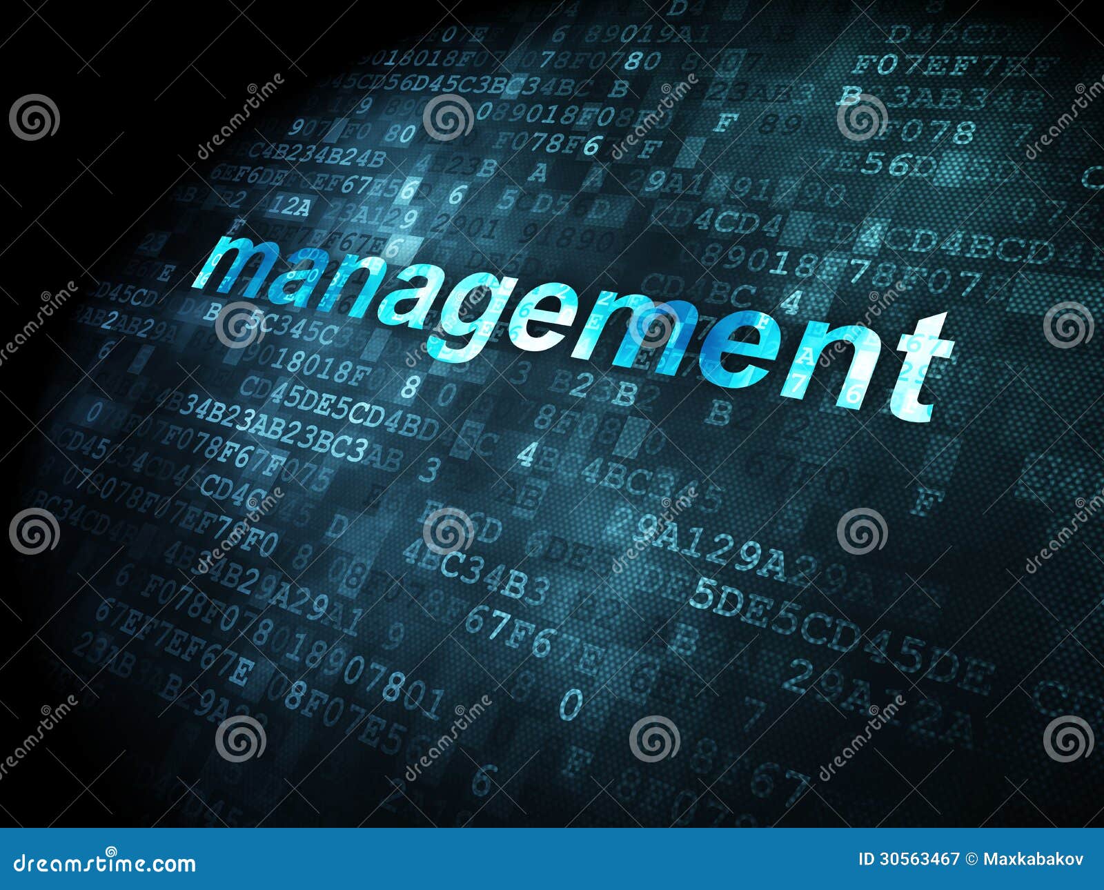 Business Concept: Management on Digital Background Stock Image - Image of  corporate, concept: 30563467