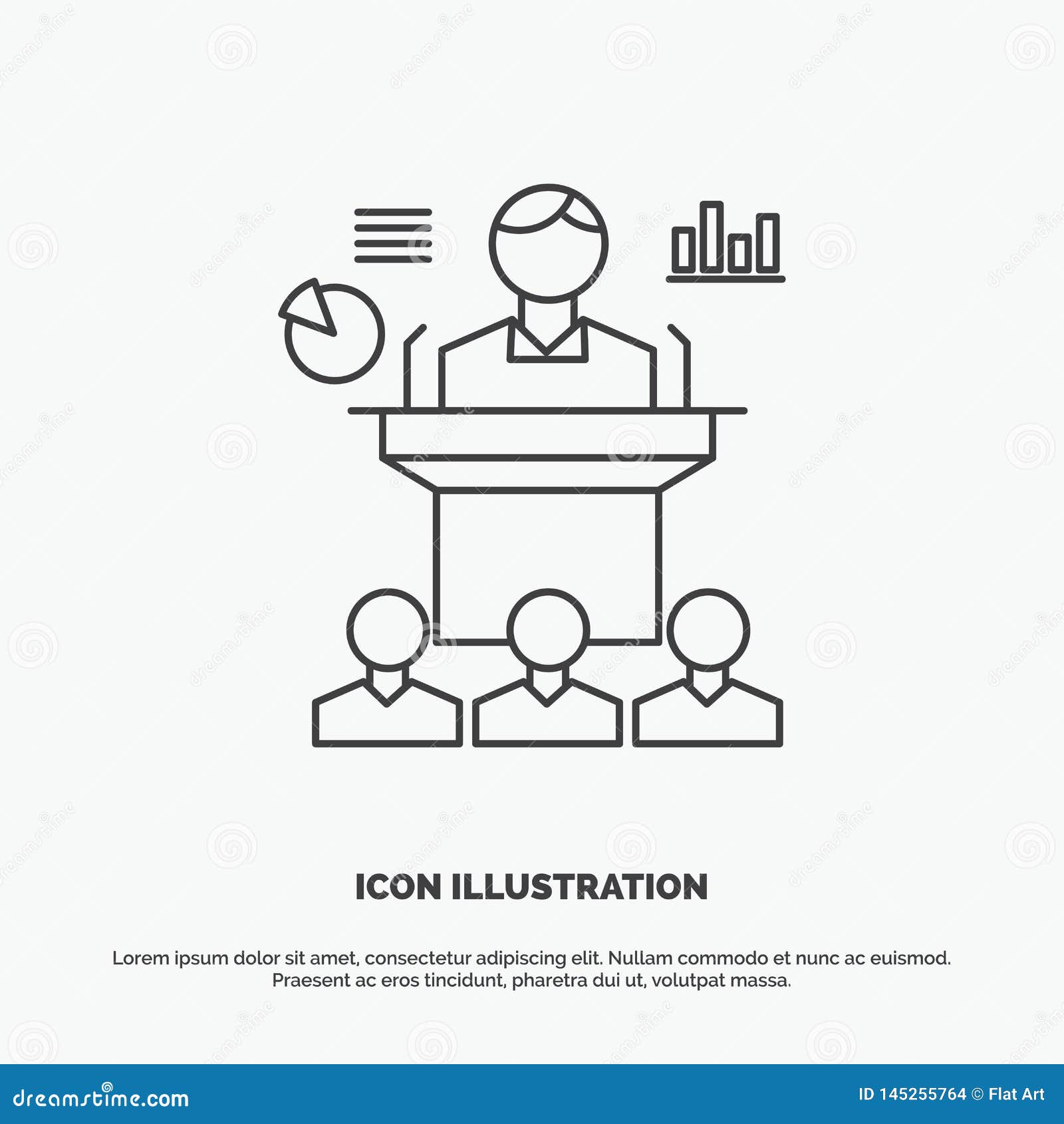 Business Conference Convention Presentation Seminar Icon Line Vector Gray Symbol For Ui And Ux Website Or Mobile Application Stock Vector Illustration Of Businessman Teaching Business Conference Convention Presentation Seminar Icon Line Vector Gray Symbol For Ui And Ux Website Or Mobile Application Stock Vector Illustration Of Businessman Teaching