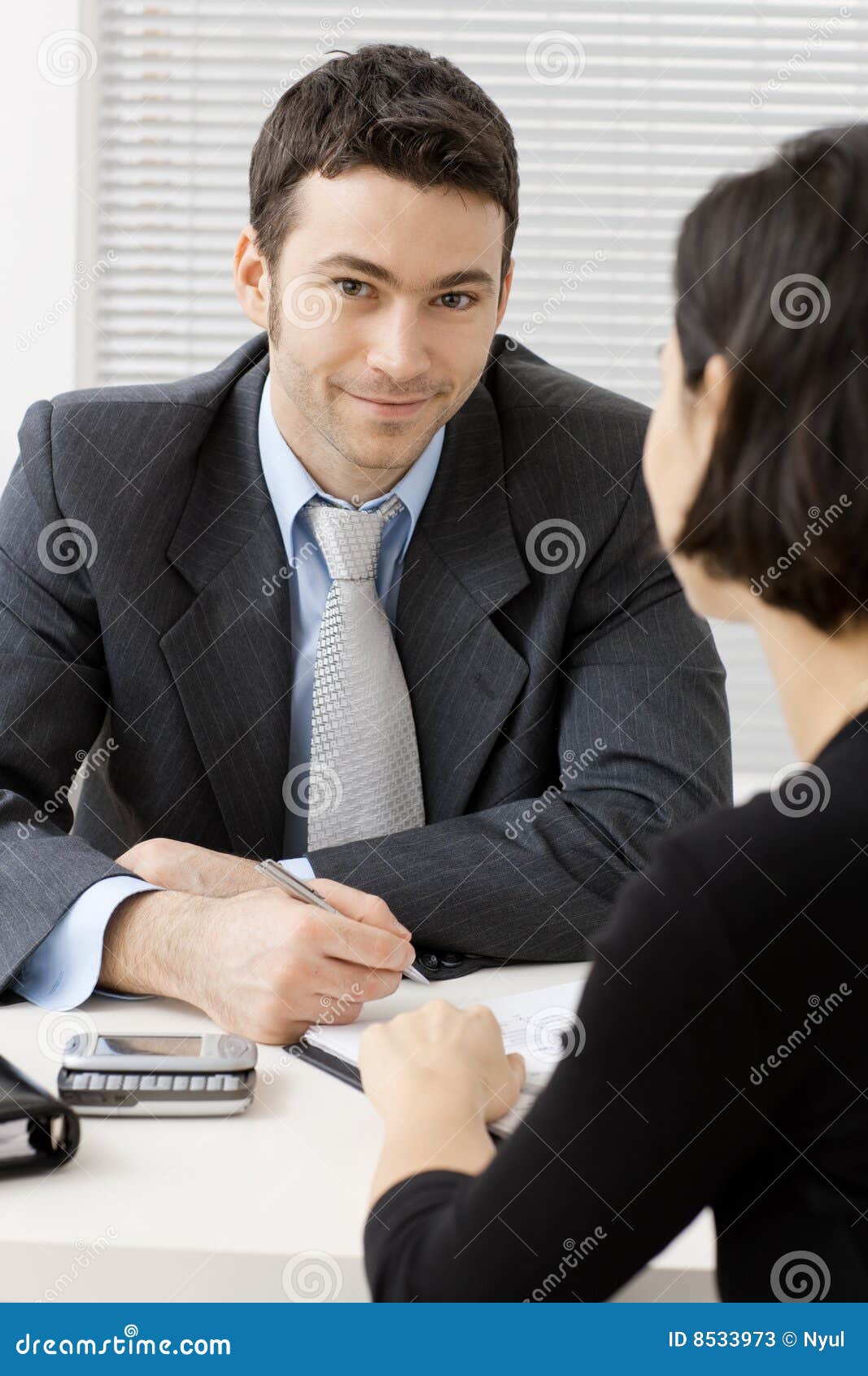 Business consultant stock image. Image of color, explaining 8533973