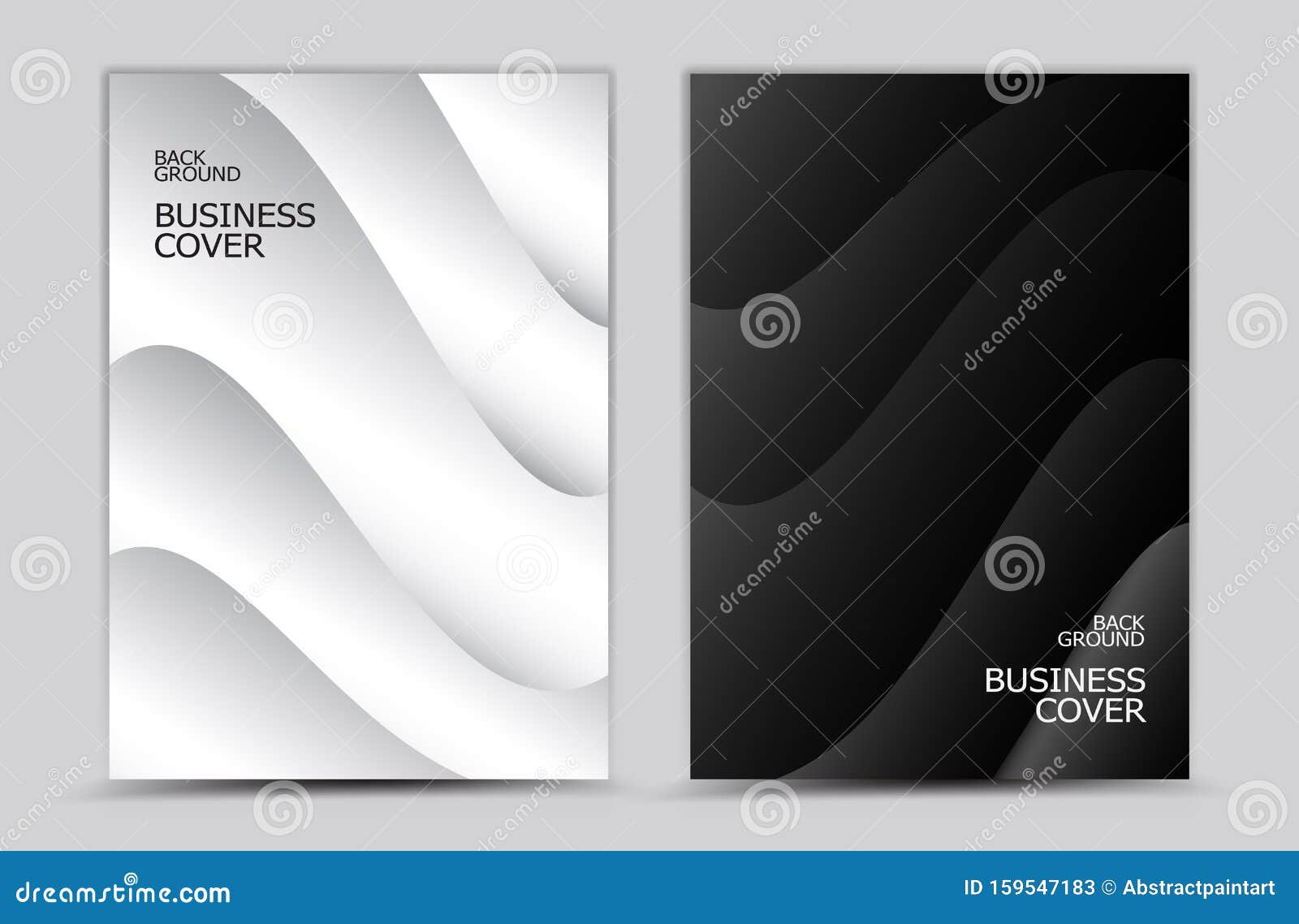 Business Cover Design, Black and White Abstract Background Vector, Book  Cover, Annual Report, Brochure Flyer, Web Texture, Graphic Stock Vector -  Illustration of design, paper: 159547183