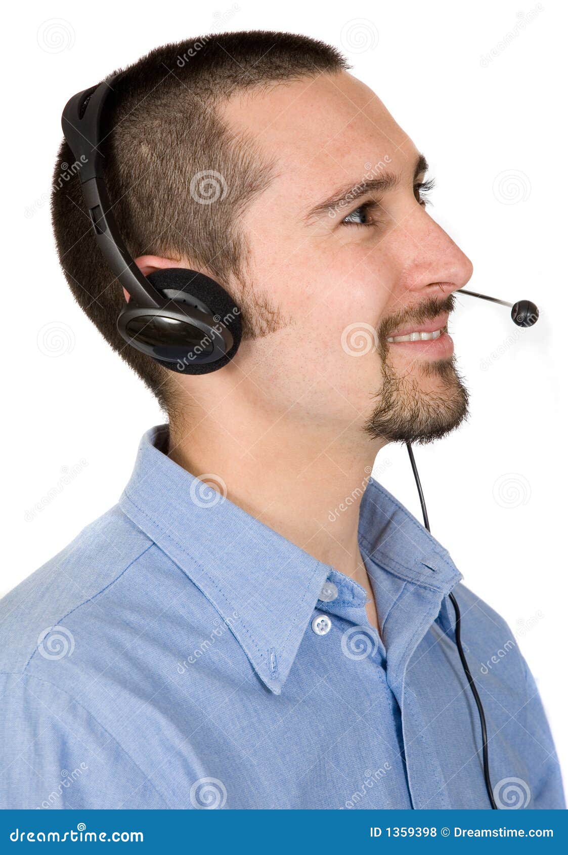 Business Customer Service Guy Stock Photo Image of isolated, fresh