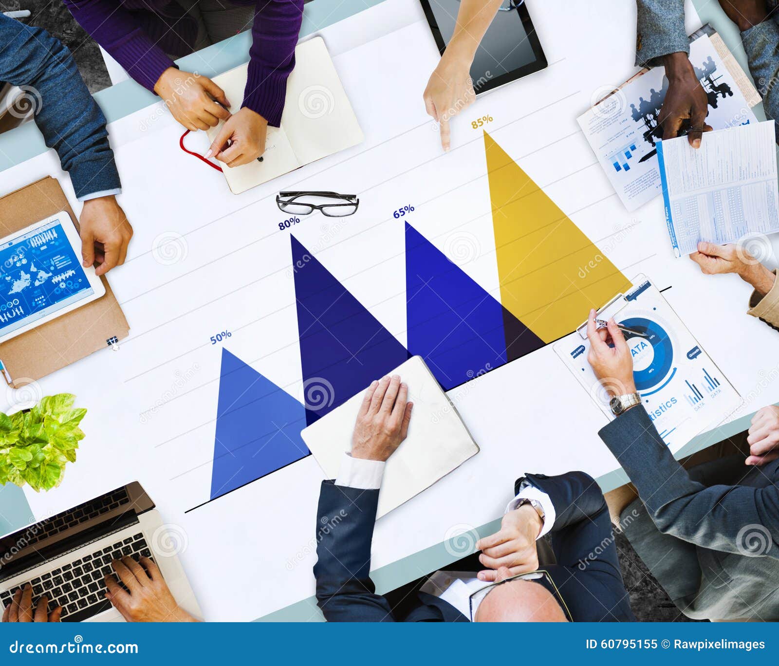 Business Data Analysis Strategy Marketing Graph Concept Stock Image