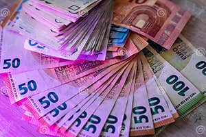 Business And Economy Concept Exchange Pln Polish Money To Euro Stock Business And Economy Concept Exchange Pln Polish Money To Euro Stock