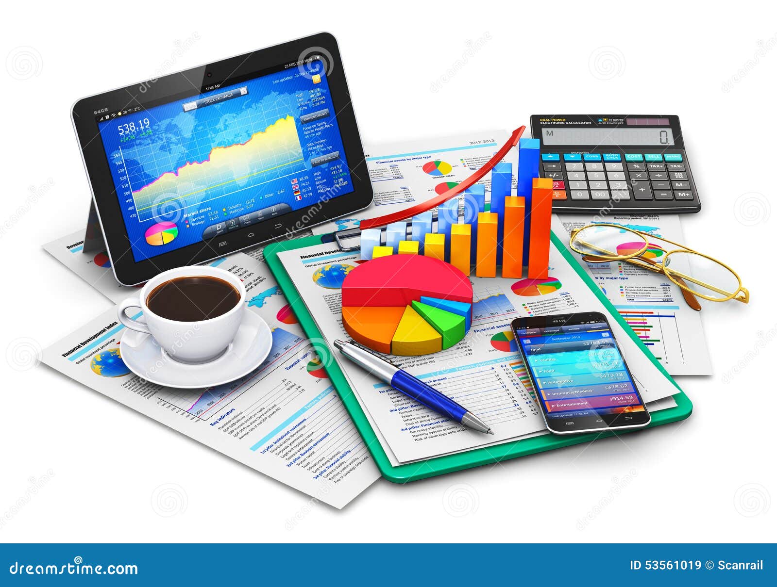 business, finance and accounting concept