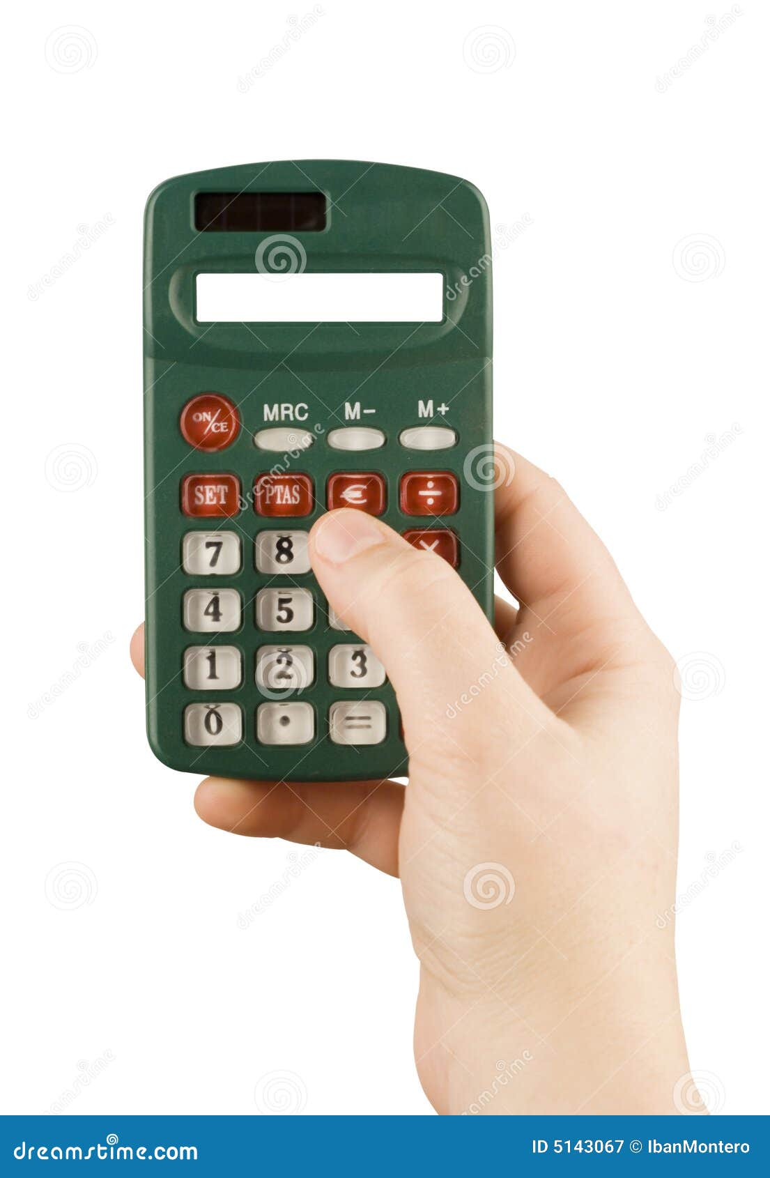 Business Financial Calculator Machine Stock Image Image of number