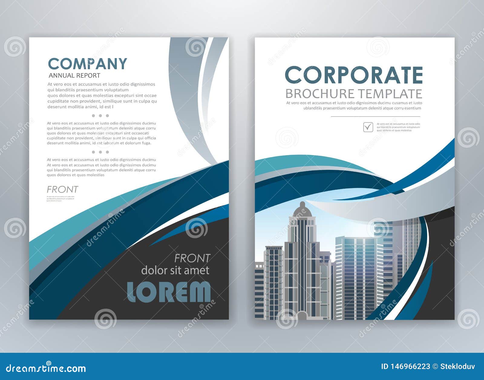 Business Flyer Presentation Stock Vector Illustration Of Flyer Background