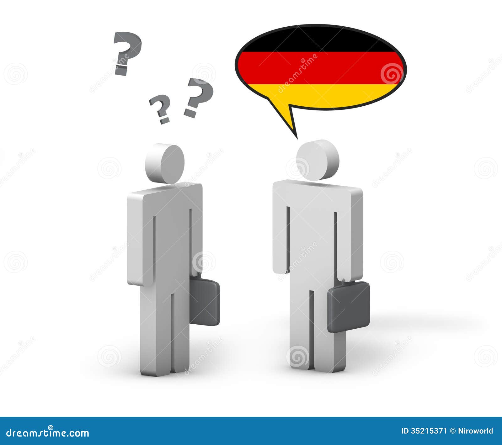 Business German Language Concept Stock Image - Image: 35215371