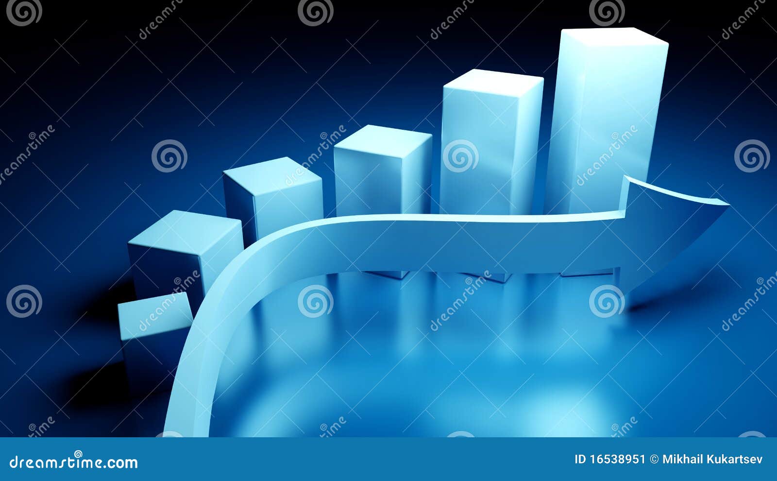 Business Graphics RoyaltyFree Stock Photography