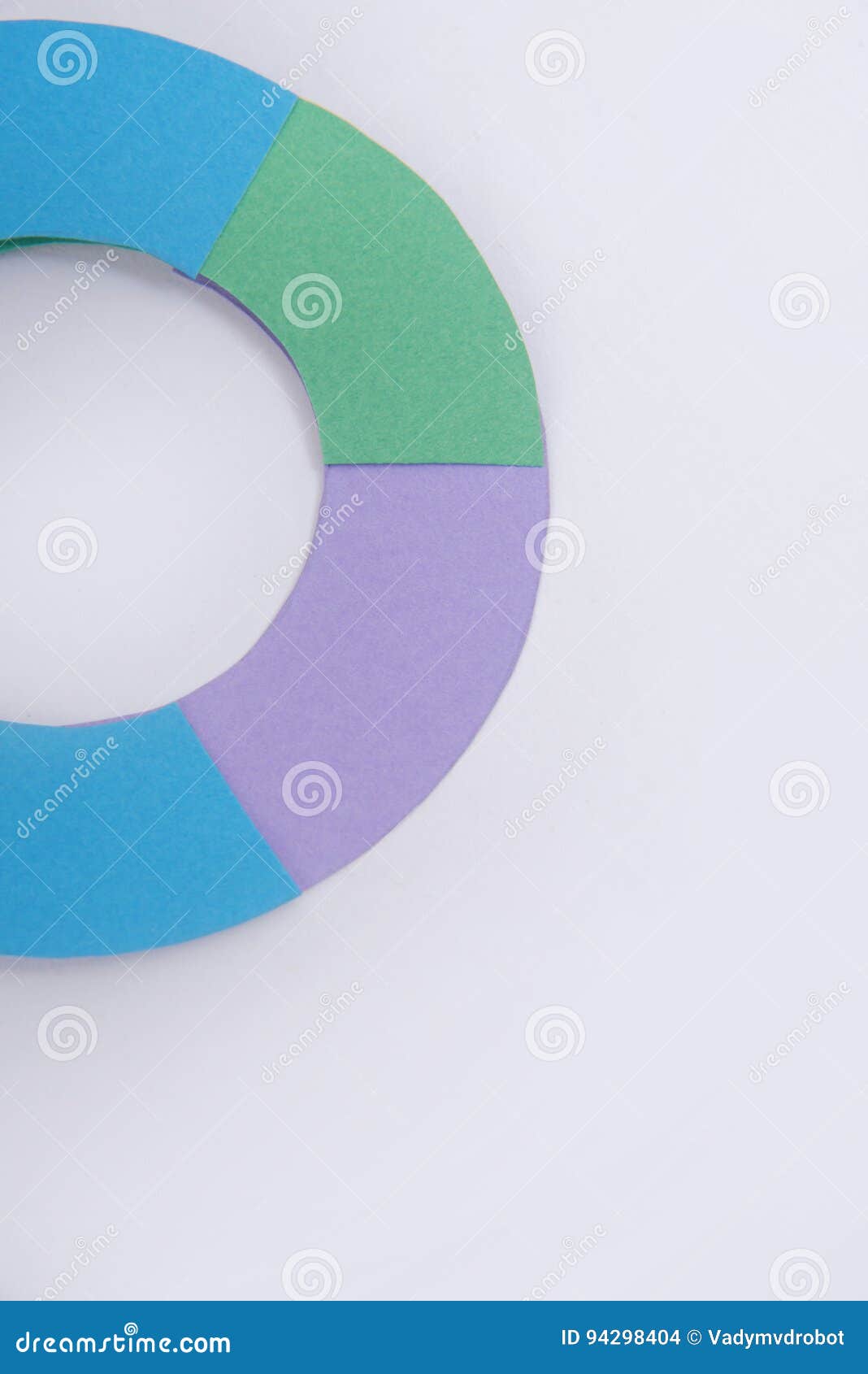 business graphics diagrama over grey table background.