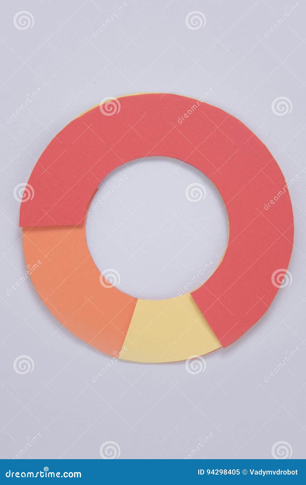 business graphics diagrama over grey table background.