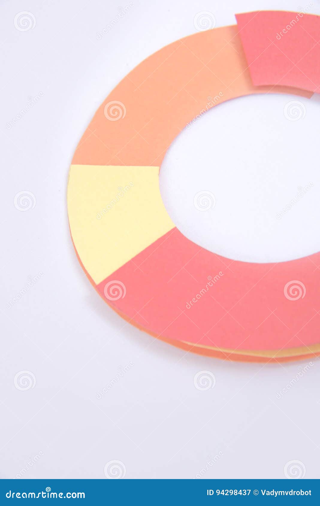 business graphics diagrama over grey table background.