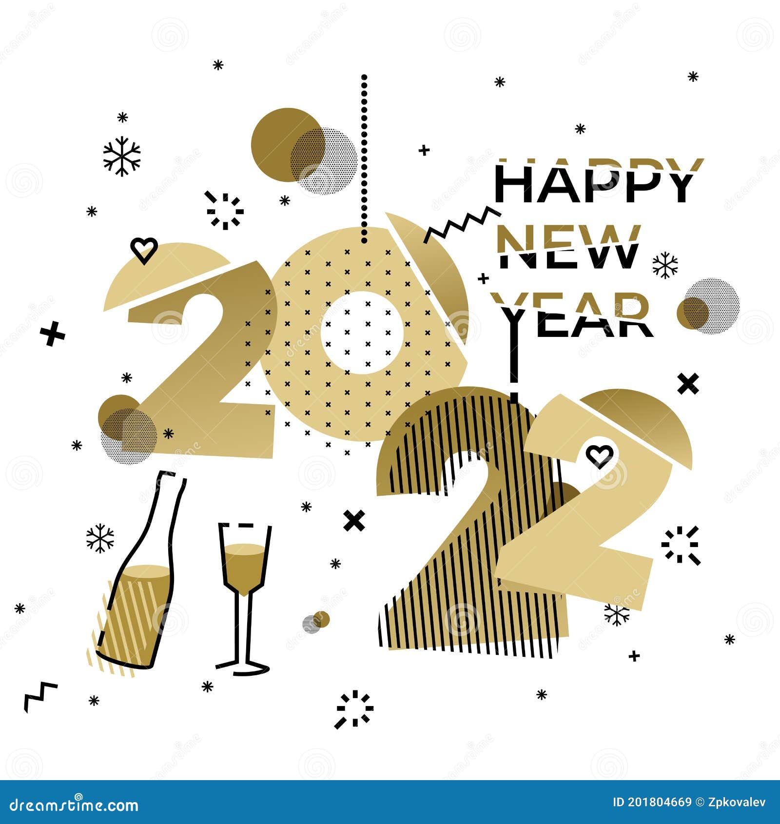 Business Happy New Year 2022 Greeting Card. Design Concept for Background,  Greeting Card, Banner for Website, Social Media Banner Stock Vector -  Illustration of decoration, mobile: 201804669