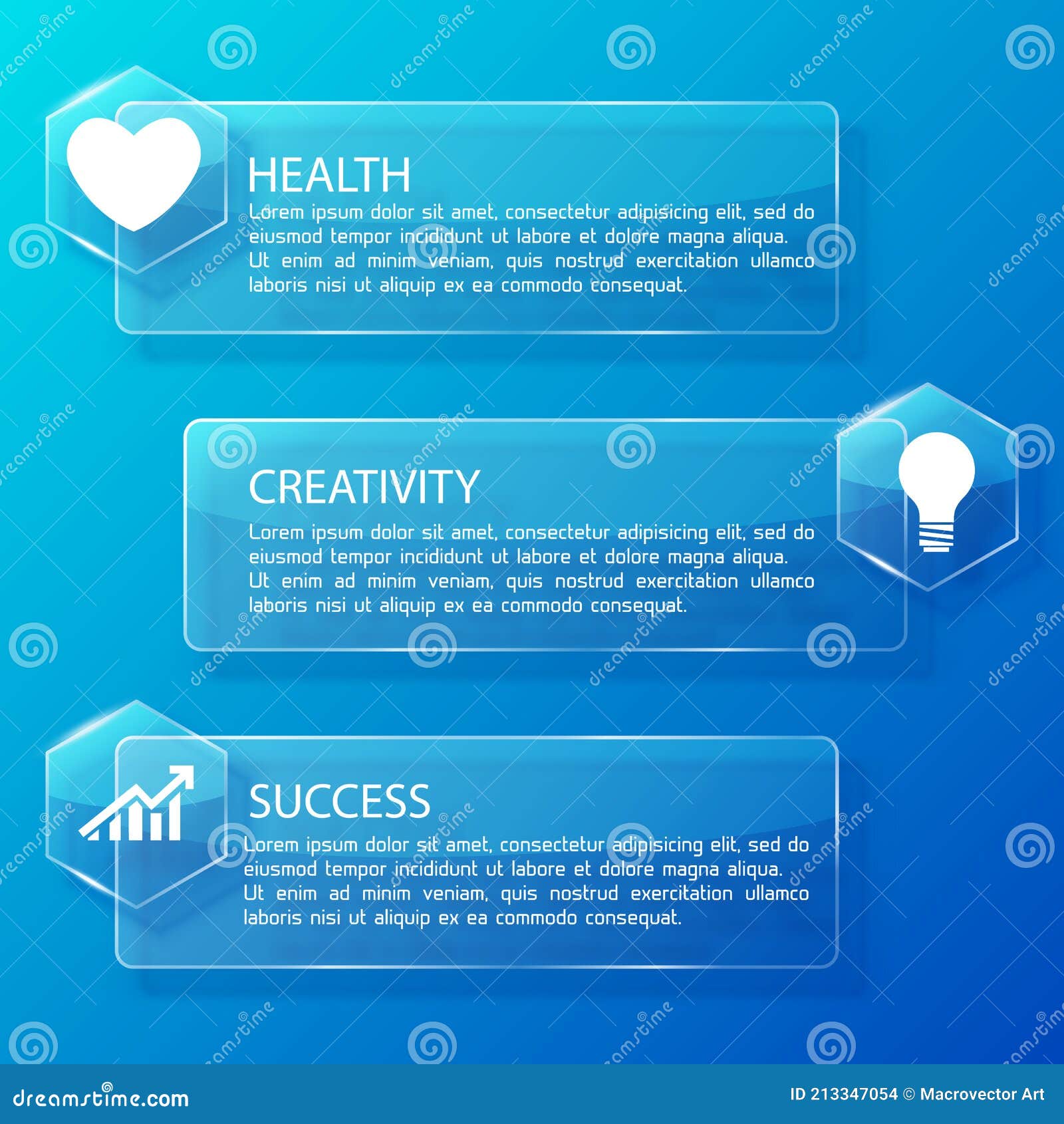 Infographic Glass Morphism Banner Template Vector Illustration infographic-glass-morphism-banner-template-vector-illustration