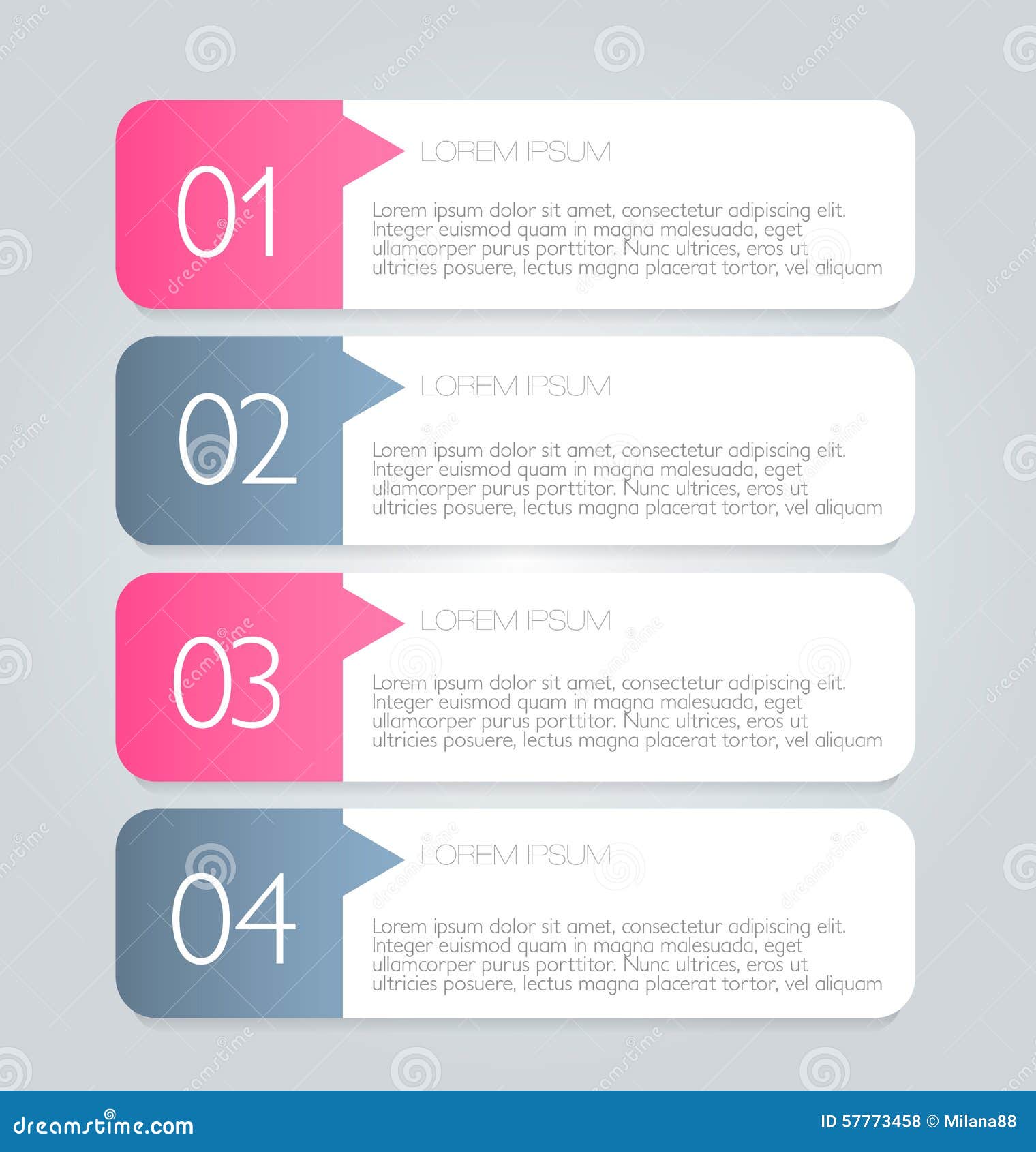 Business Infographics Tabs Template for Presentation, Education Inside Flyer With Tabs Template