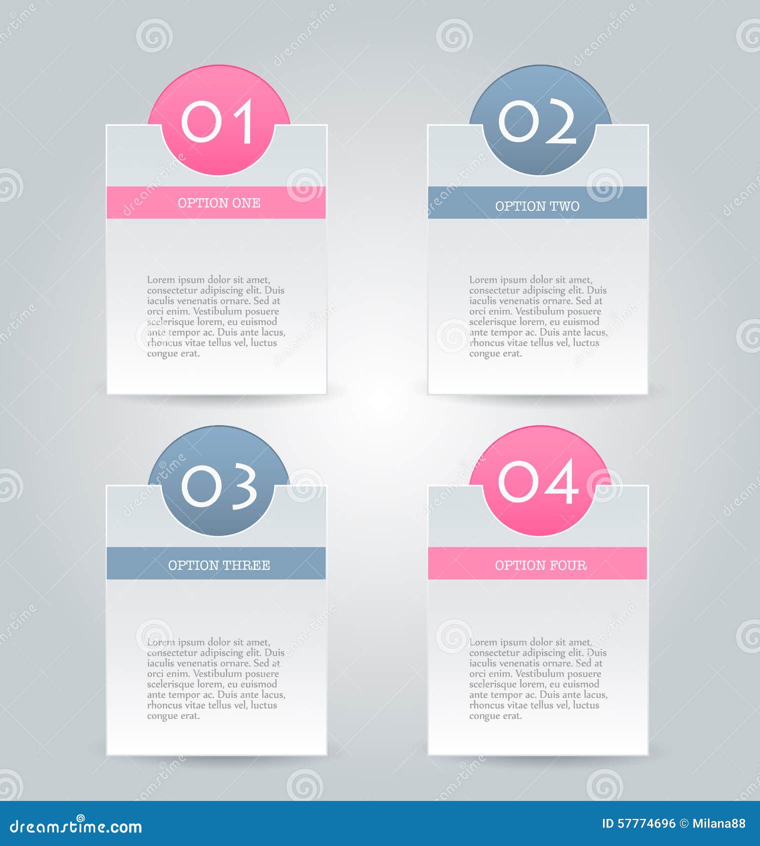 Business Infographics Tabs Template for Presentation, Education With Flyer With Tabs Template