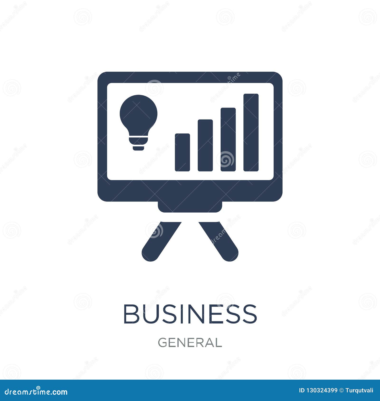 Business Intelligence Icon Trendy Flat Vector Business Intelligence Icon On White Background From General Collection Stock Vector Illustration Of Interface Screen 130324399