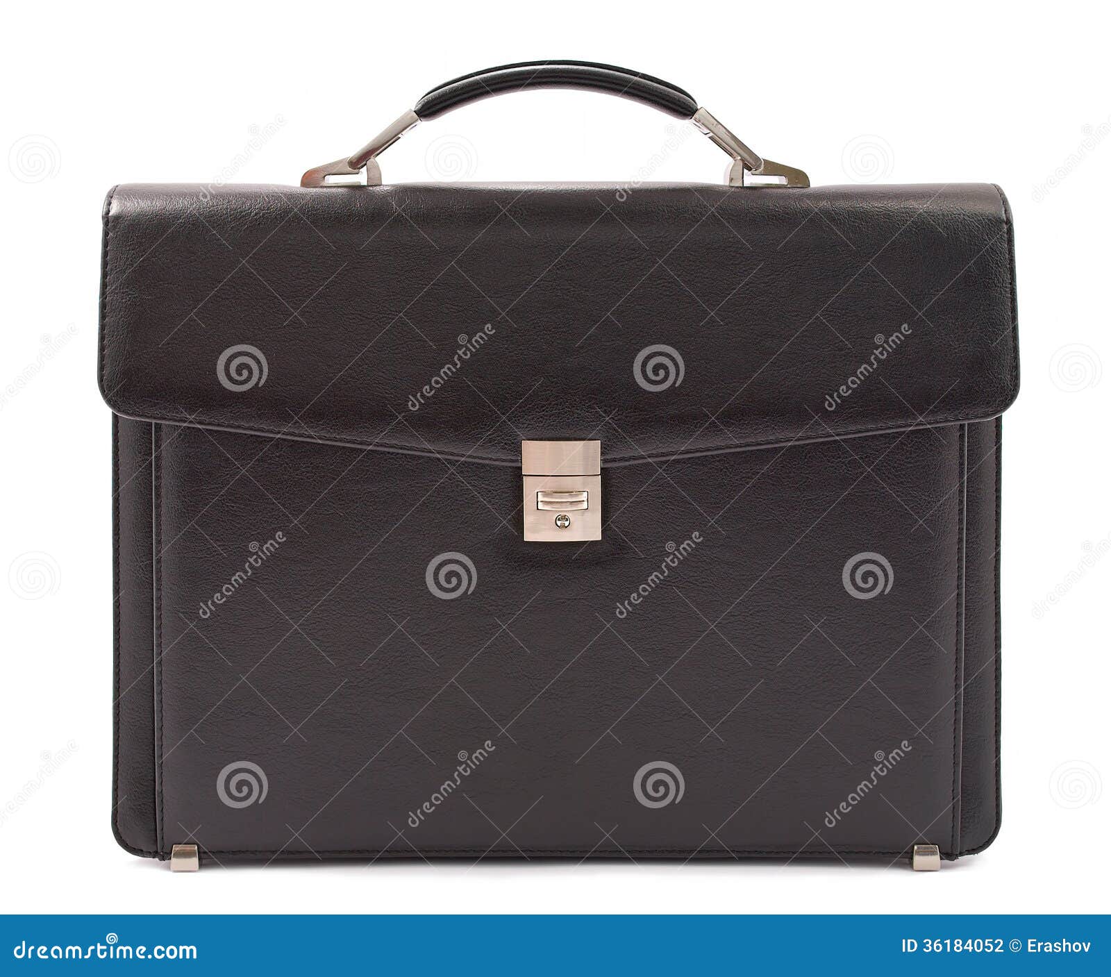 Business leather briefcase stock photo. Image of carry 36184052