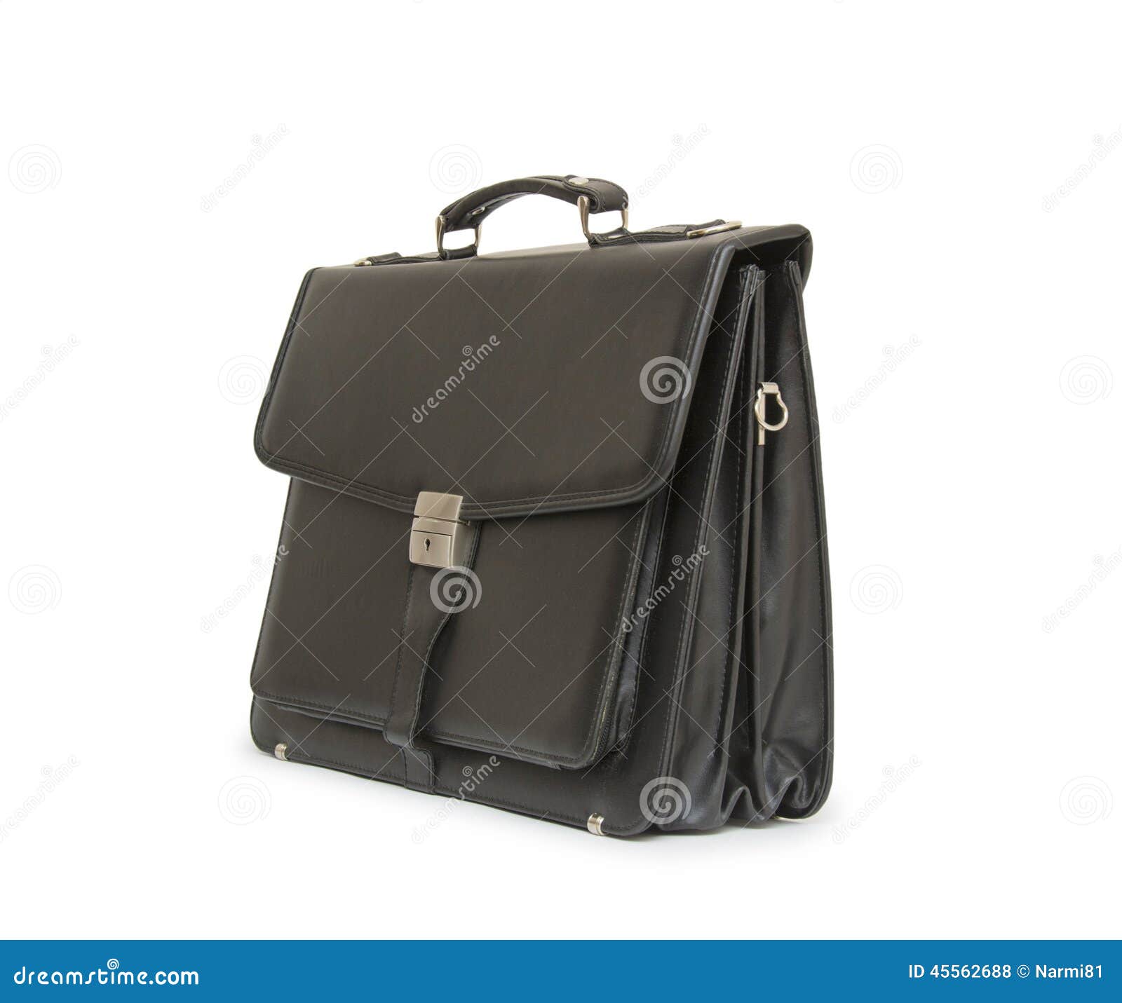 Business Leather Briefcase Isolated Stock Photo Image of isolated