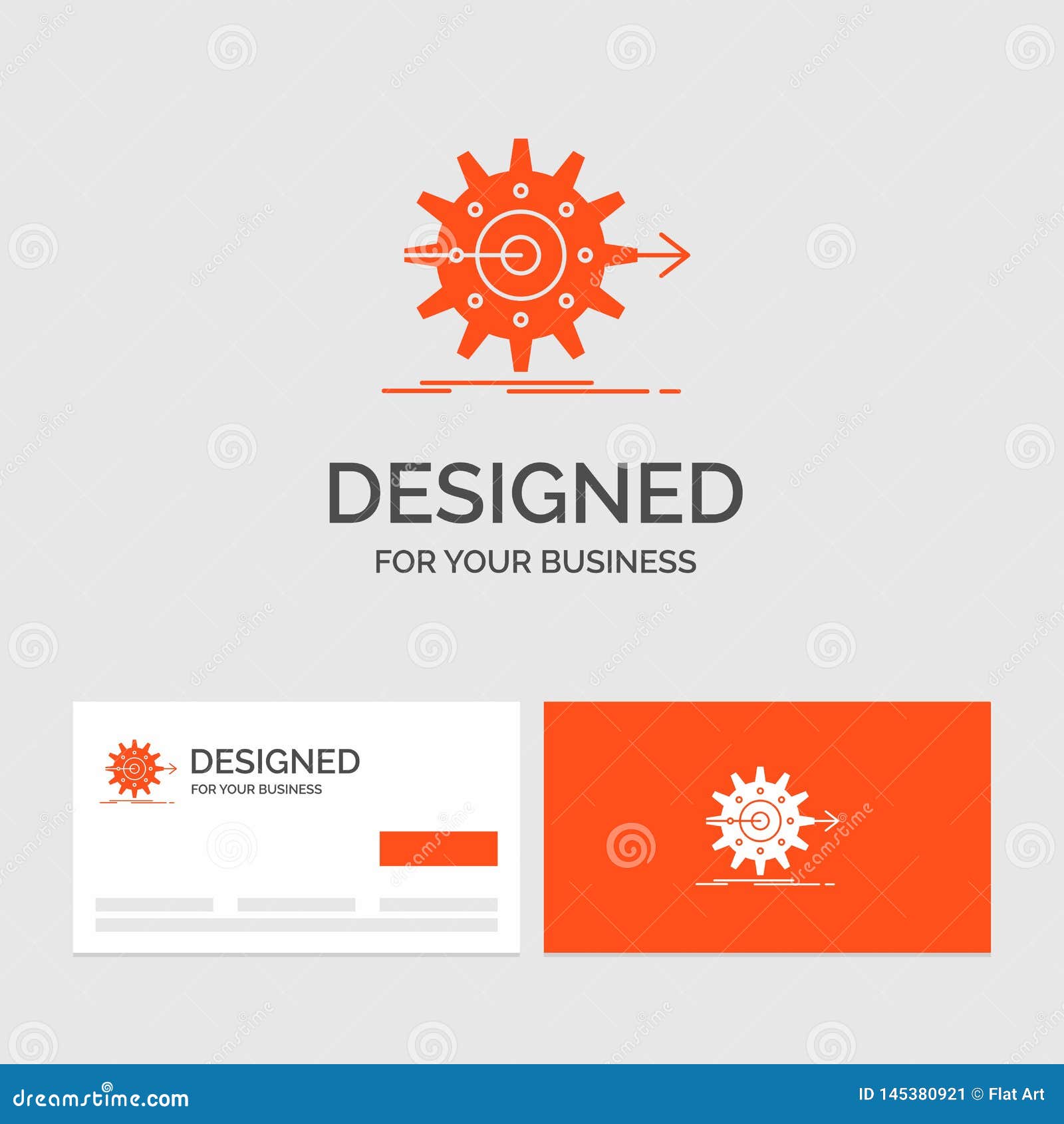 Business Logo Template For Performance Progress Work Setting Gear Orange Visiting Cards With Brand Logo Template Stock Vector Illustration Of Hardware Icons Business Logo Template For Performance Progress Work Setting Gear Orange Visiting Cards With Brand Logo Template Stock Vector Illustration Of Hardware Icons