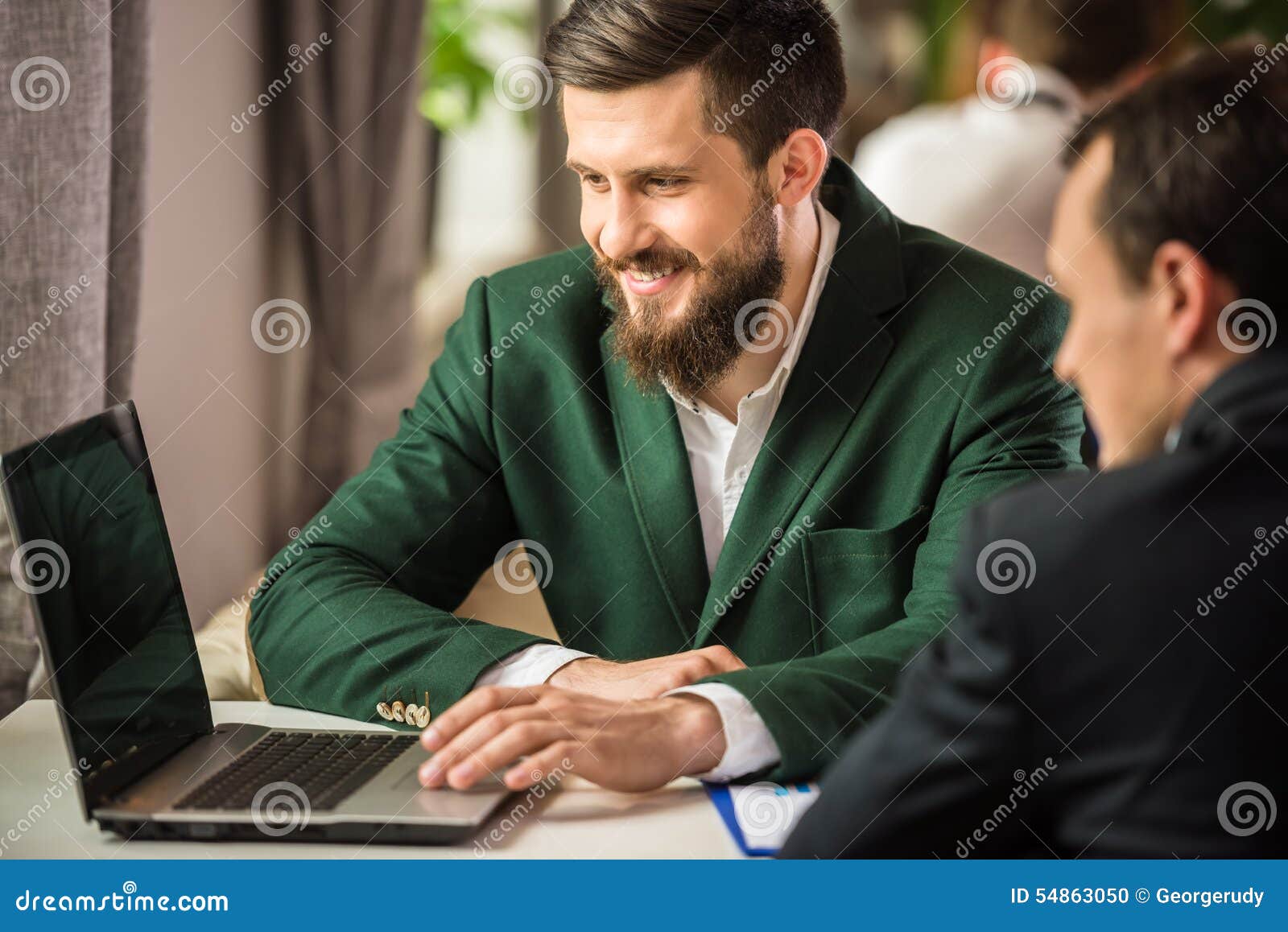 Business lunch stock photo. Image of male, executive - 54863050