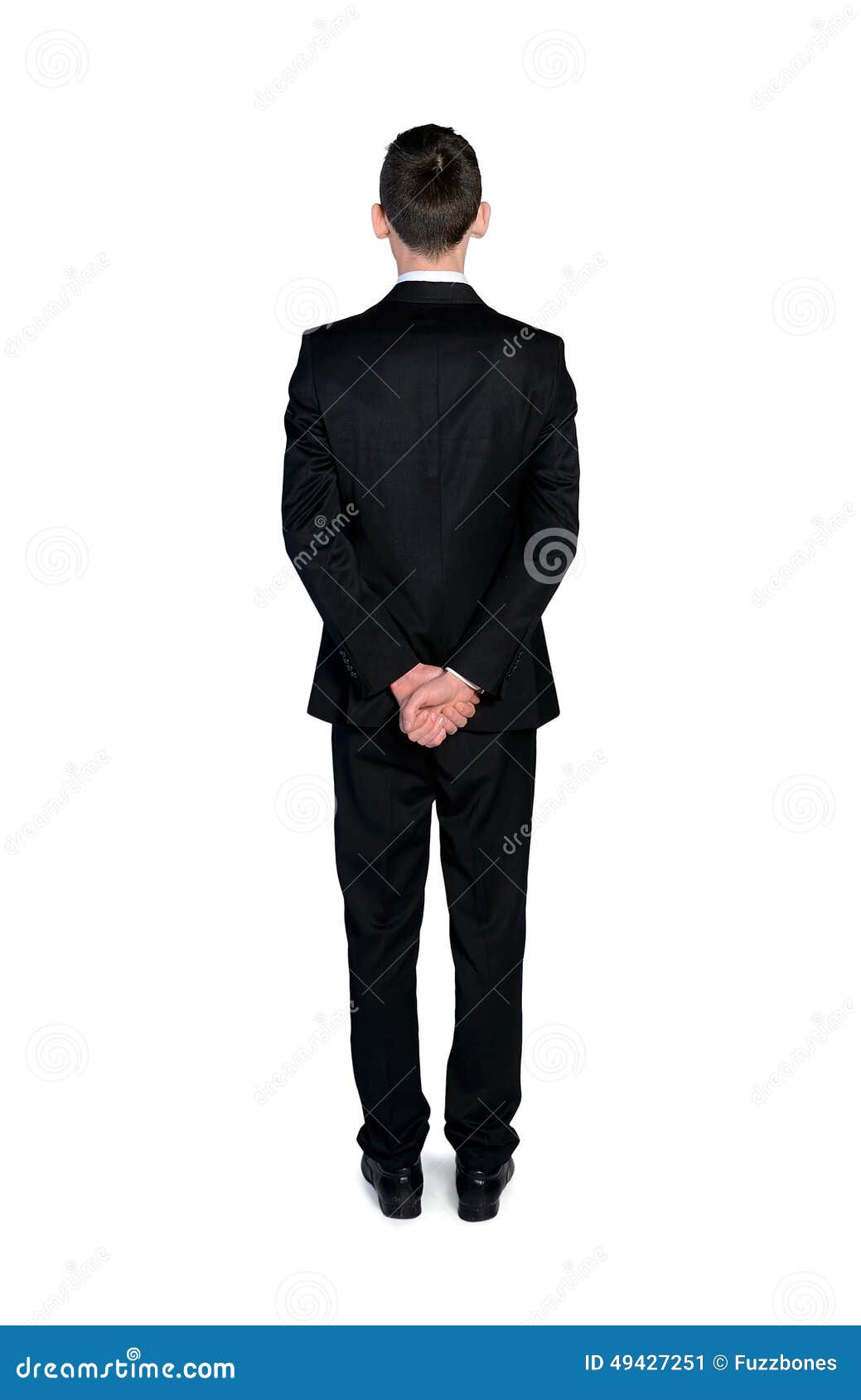 Business man back view stock image. Image of background - 49427251