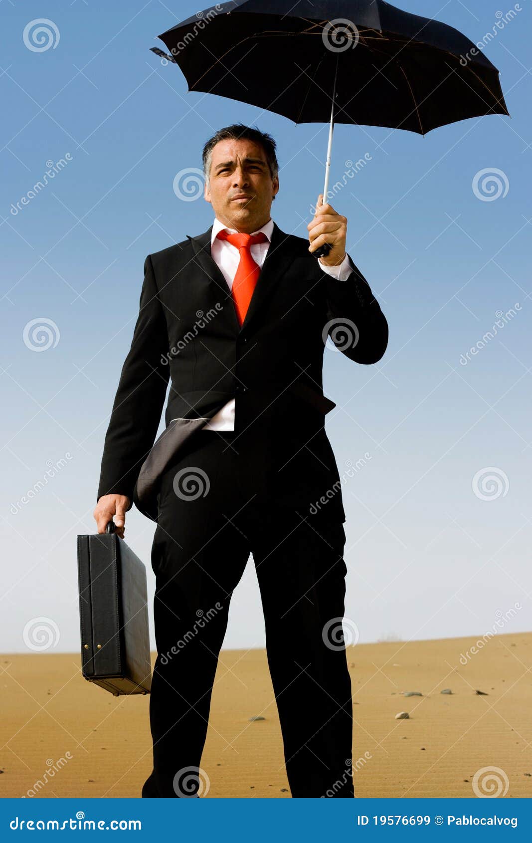 A Business Man with a Briefcase and a Umbrella Stock Image Image of traveller, seek 19576699