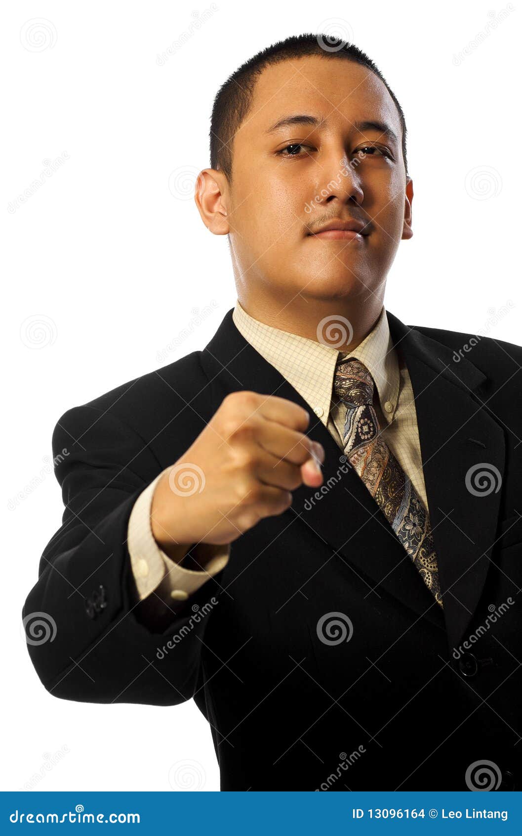 Business Man Gives Punch stock photo. Image of executive 13096164