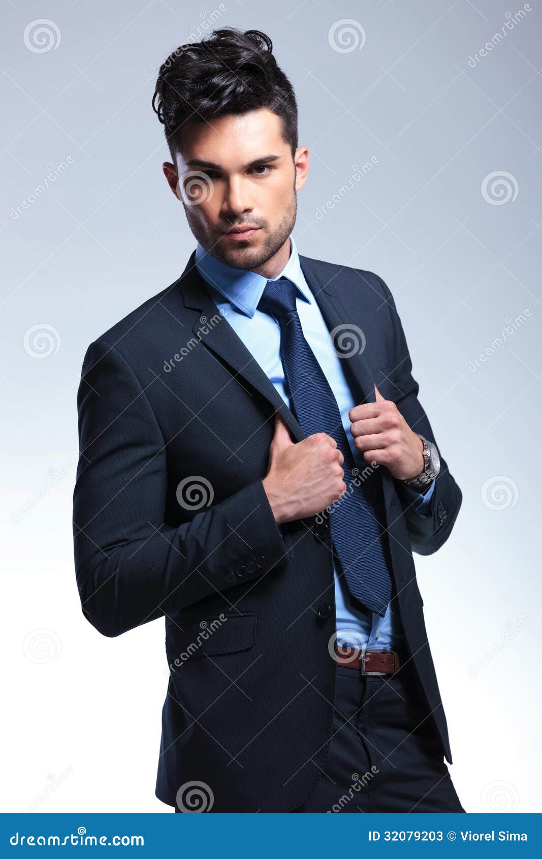 Man Holding Lapels Jacket Stock Photos - Free & Royalty-Free Stock