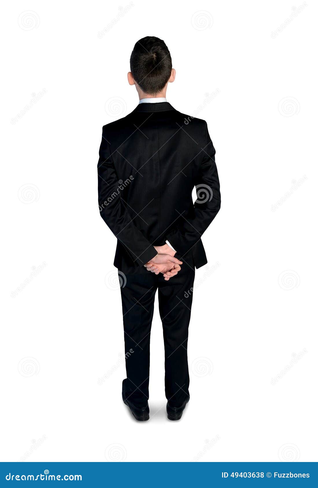 Business man looking back stock photo. Image of full - 49403638