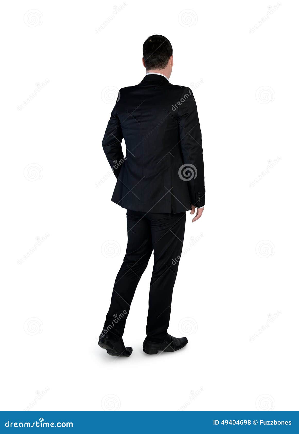 Business man looking back stock photo. Image of cutout - 49404698