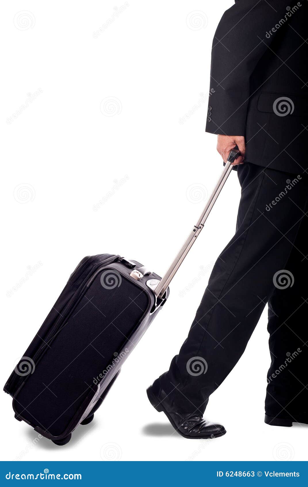 Business man with luggage stock image. Image of luggage 6248663