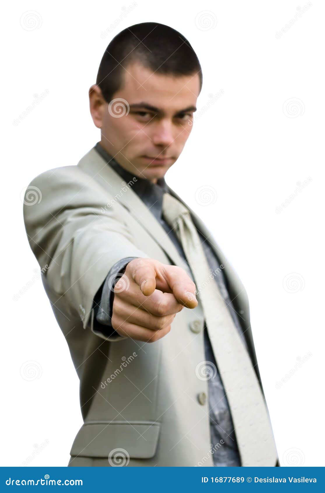 Business man pointing stock image. Image of pointing - 16877689