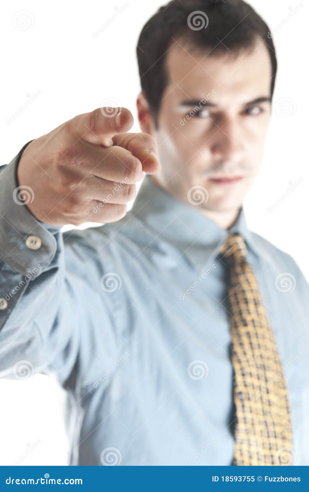 Business man pointing stock image. Image of showing, young - 18593755