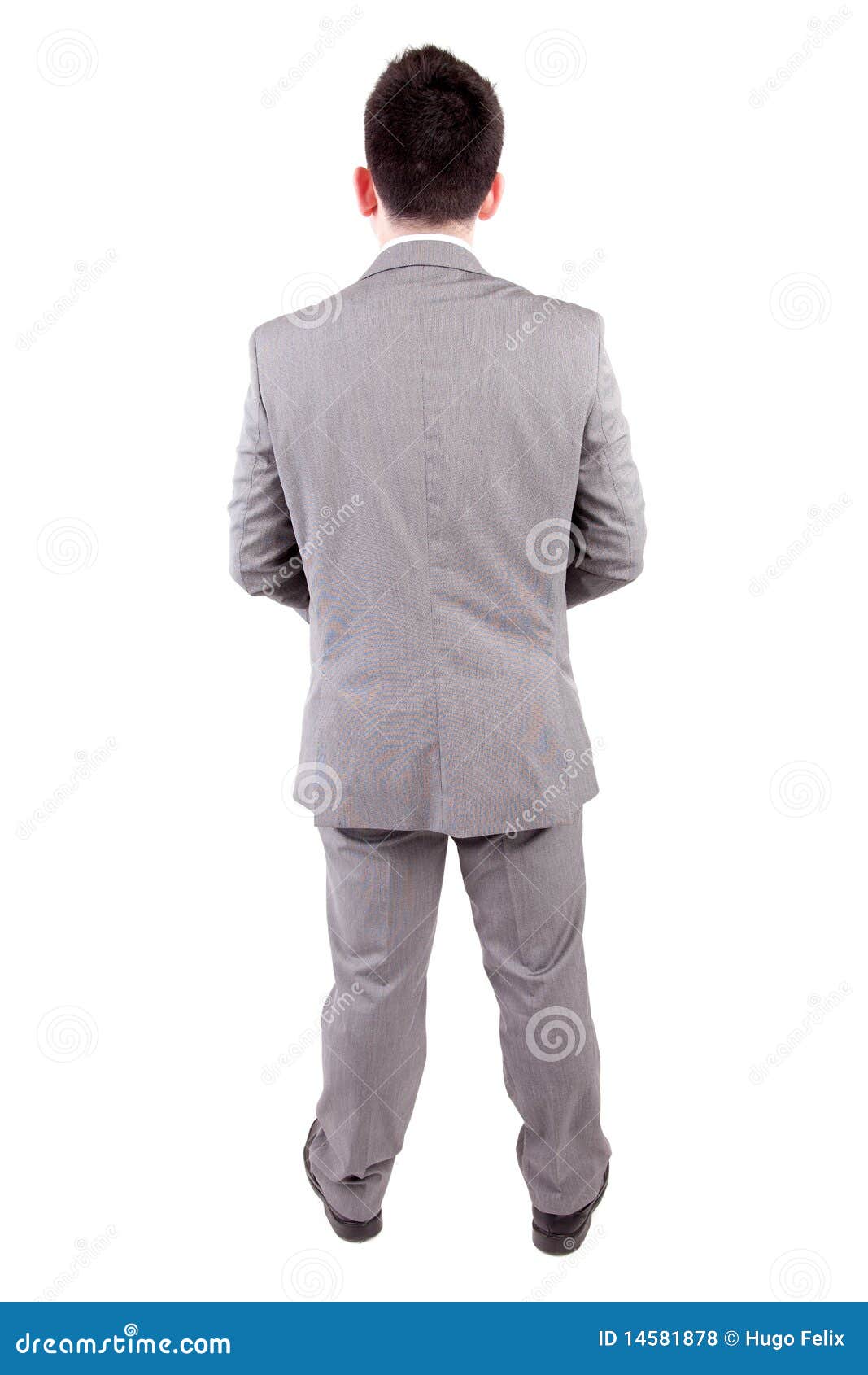 Business Man Posing Backwards Stock Photo - Image of corporate, full ...