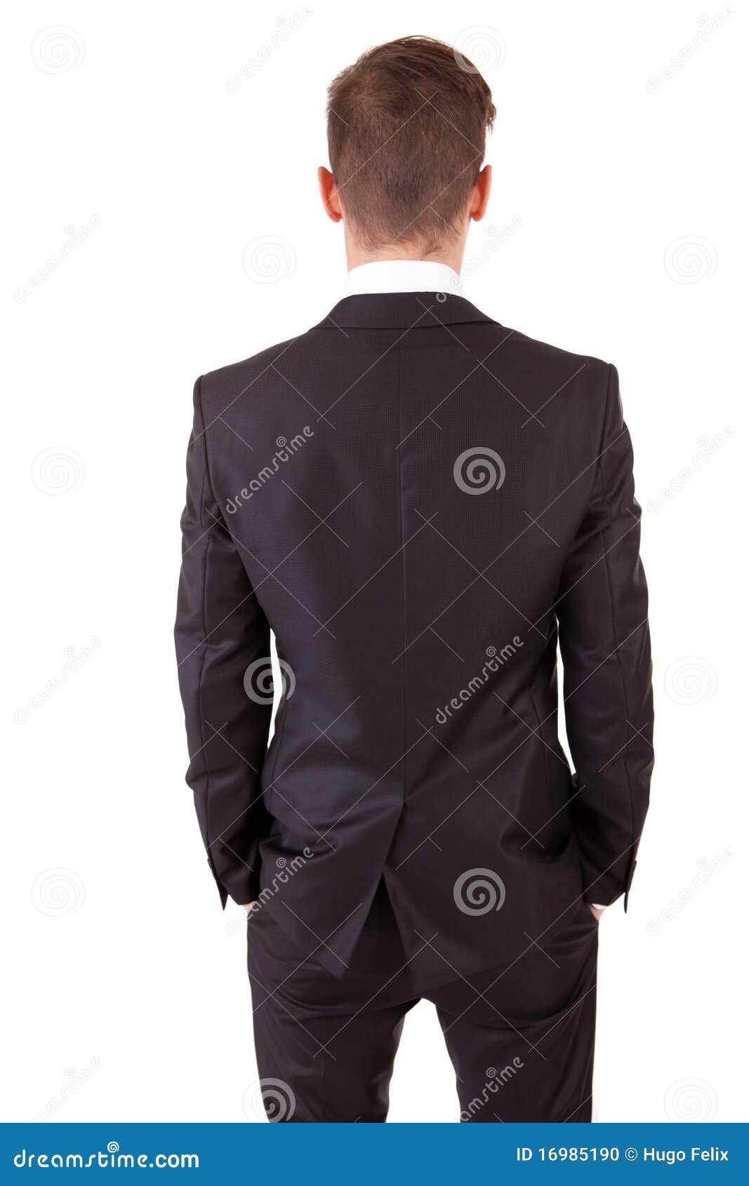 Business Man Posing Backwards Stock Photo - Image of background, full ...