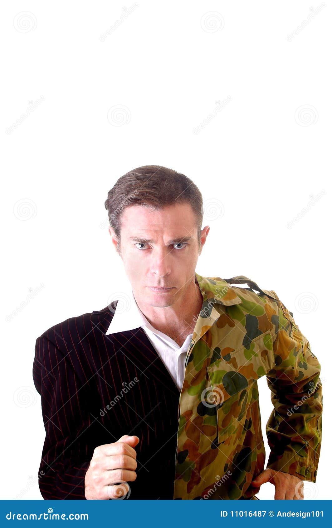 Business Man and Soldier Concept Stock Image Image of male, forces