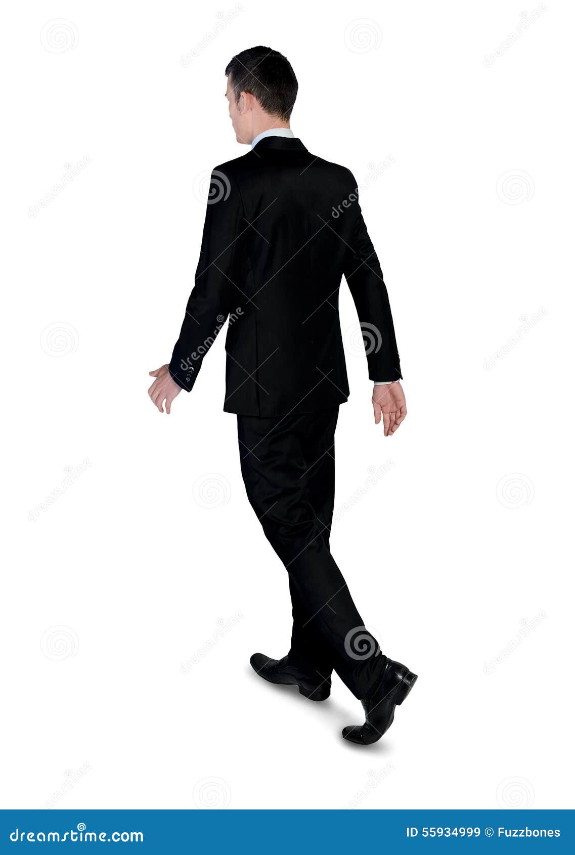 Business man walk away stock image. Image of adult, body - 55934999