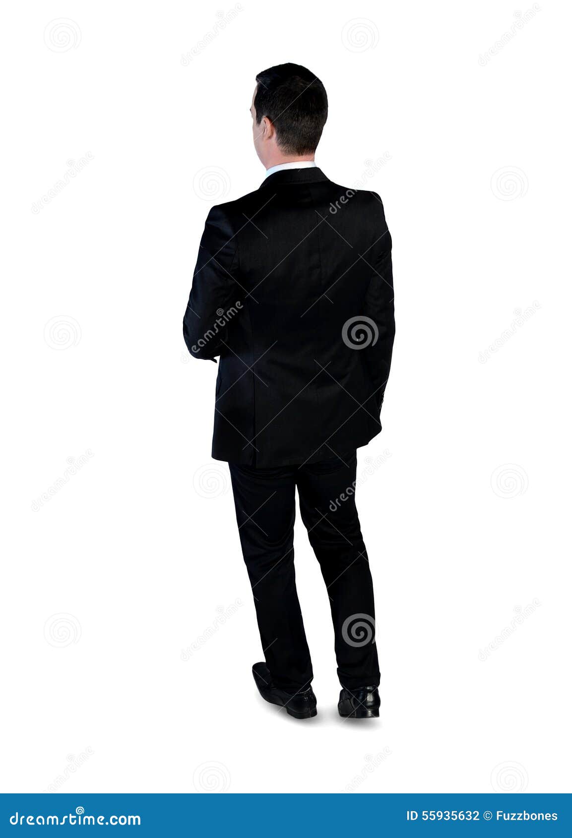 Business man walk back stock photo. Image of away, corporation - 55935632