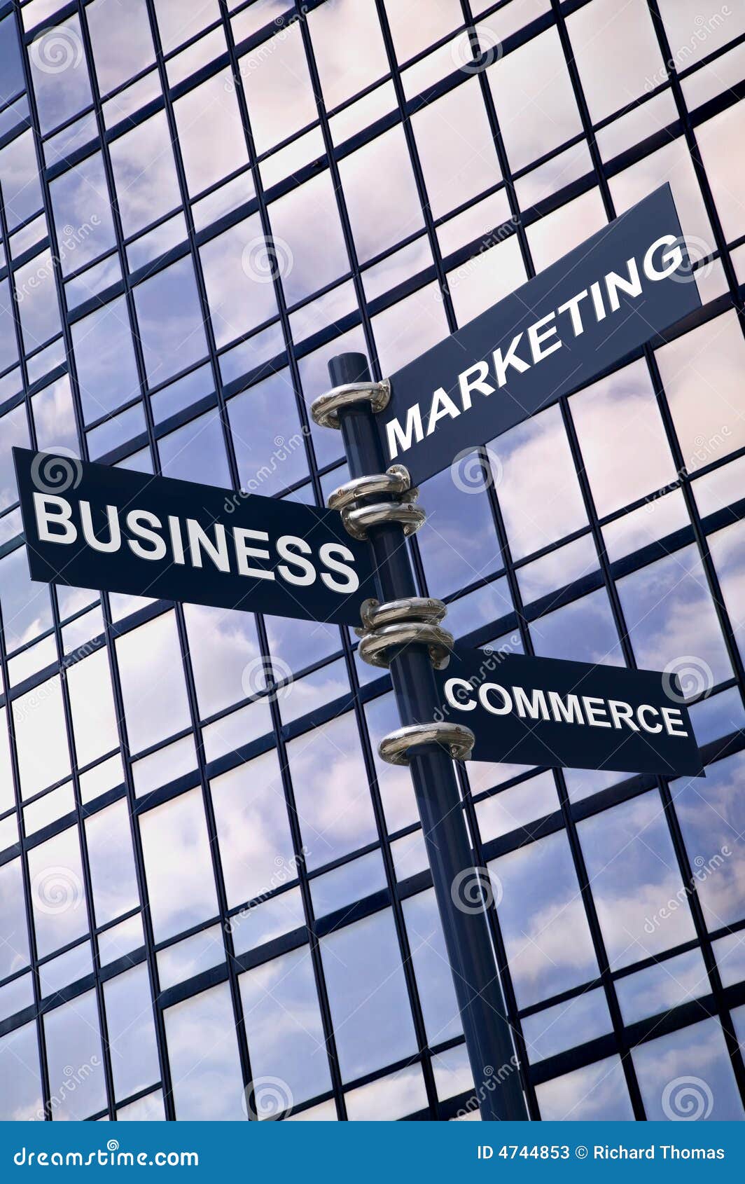 Business Marketing Commerce Sign Stock Photos - Image: 4744853