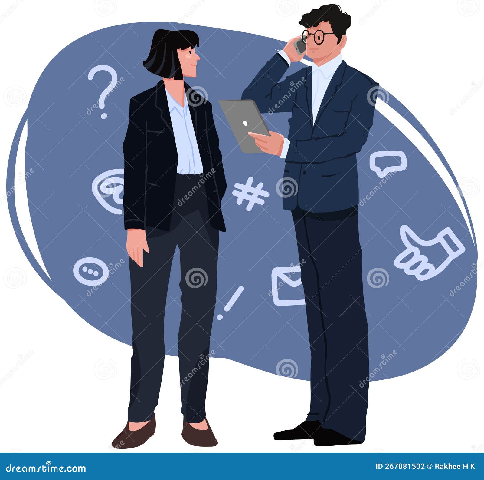 Business Meeting, Conference Call with Business Team (Office
