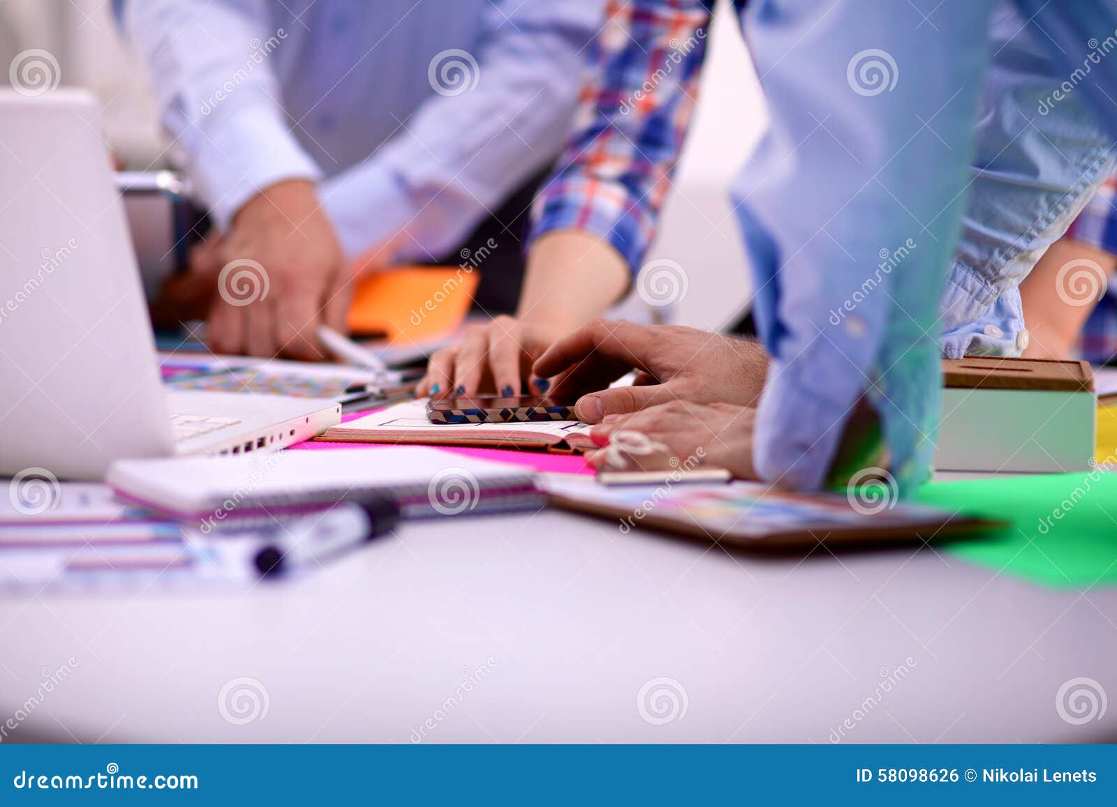 Business Meeting at the Office of the Table Stock Photo - Image of ...