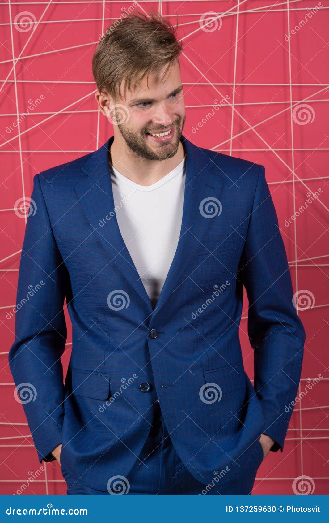 Business Meeting. Man in Stylish Jacket. Business Fashion and Dress ...