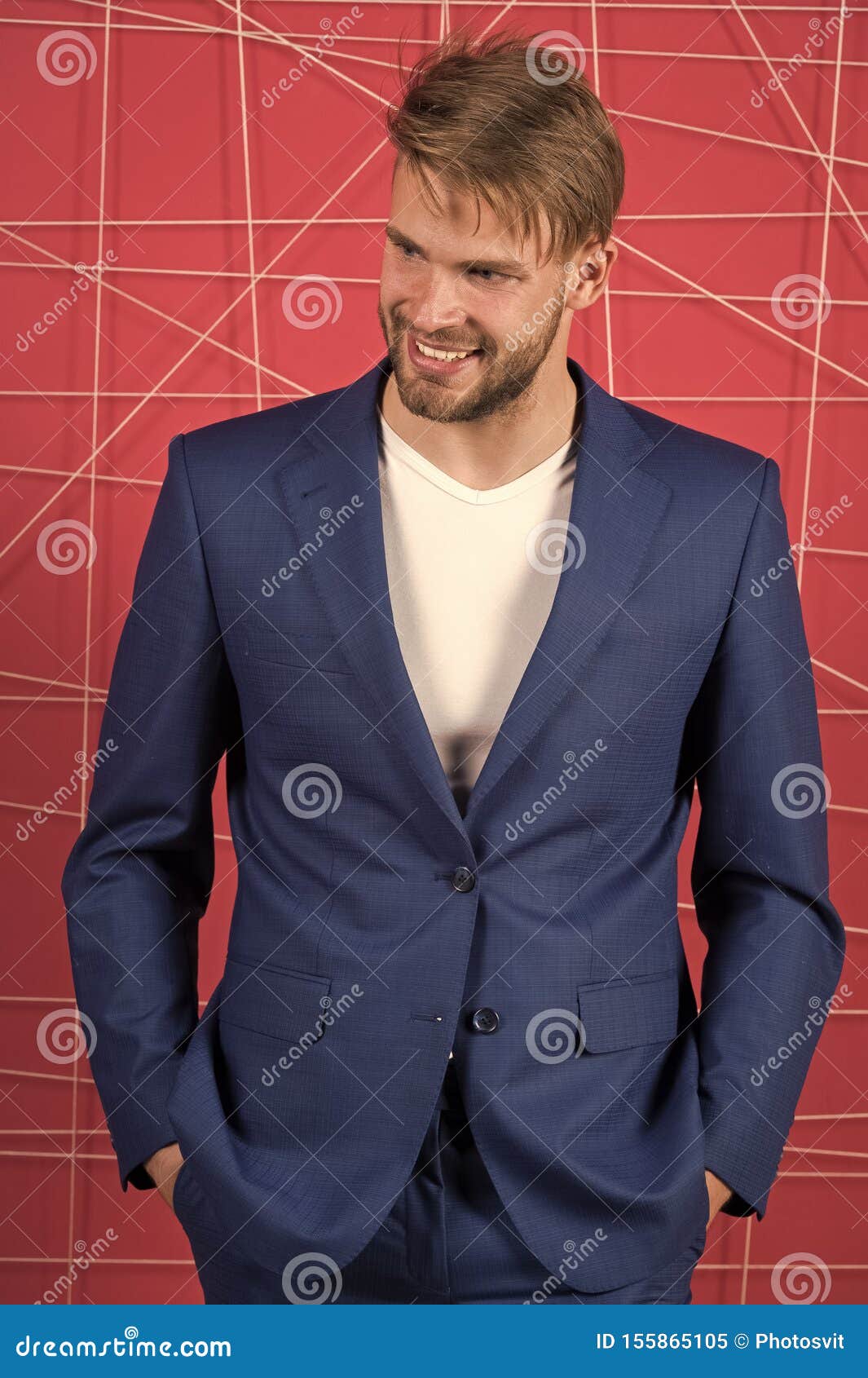 Business Meeting. Man in Stylish Jacket. Business Fashion and Dress ...