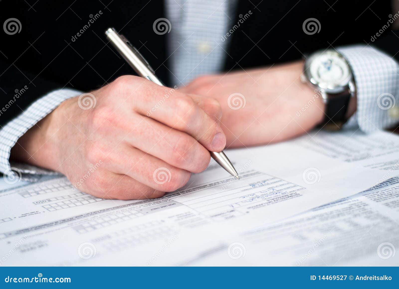 Business Men with Documents. Stock Image - Image of documentation, data: 14469527