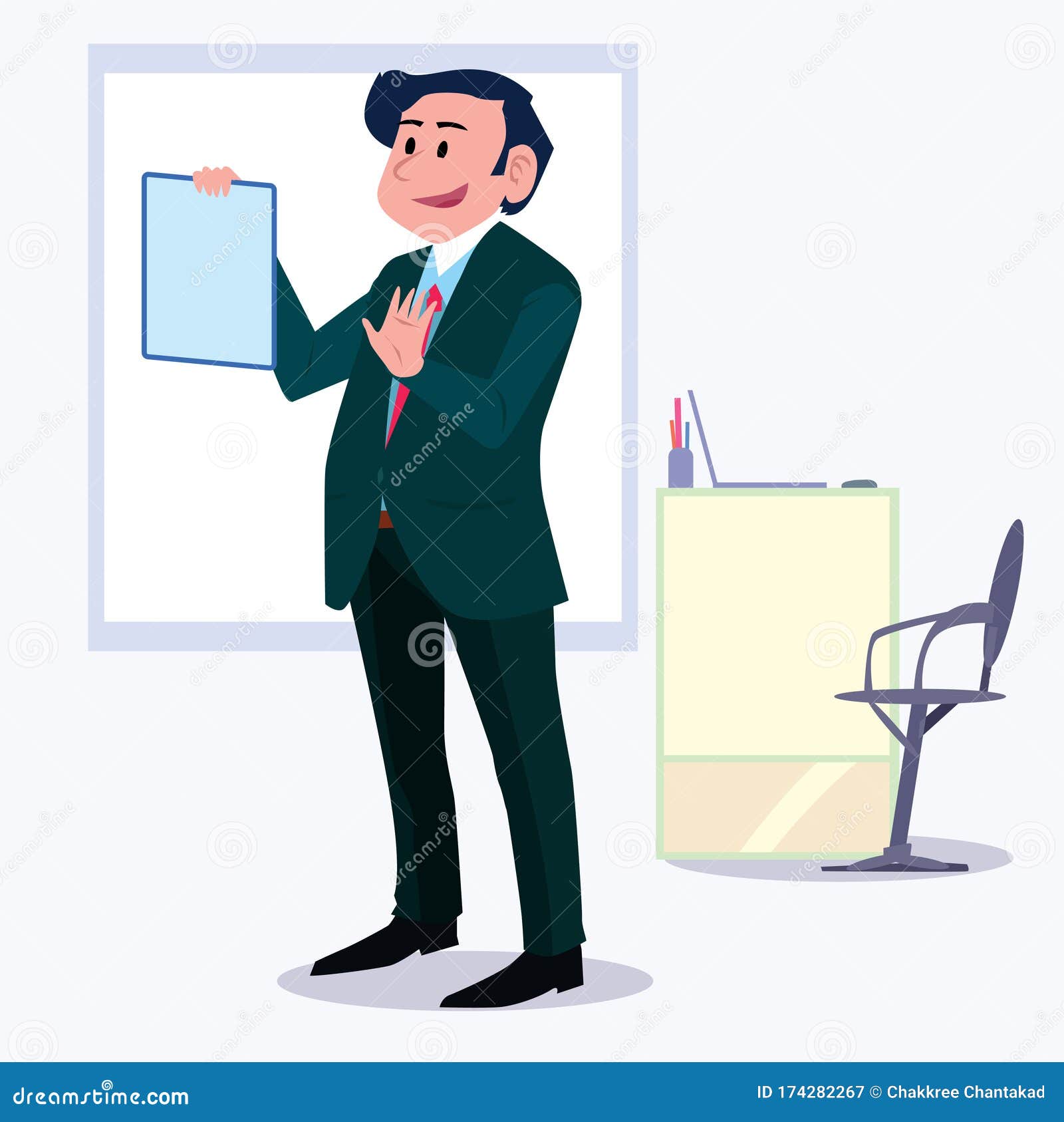Business Men Office Cartoon Characters. Standing Persons. Business People  at Morning Meeting. Illustration Vector of Discussion. Stock Vector -  Illustration of board, manager: 174282267
